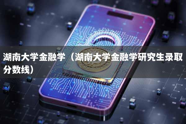 湖南大学金融学（湖南大学金融学研究生录取分数线）